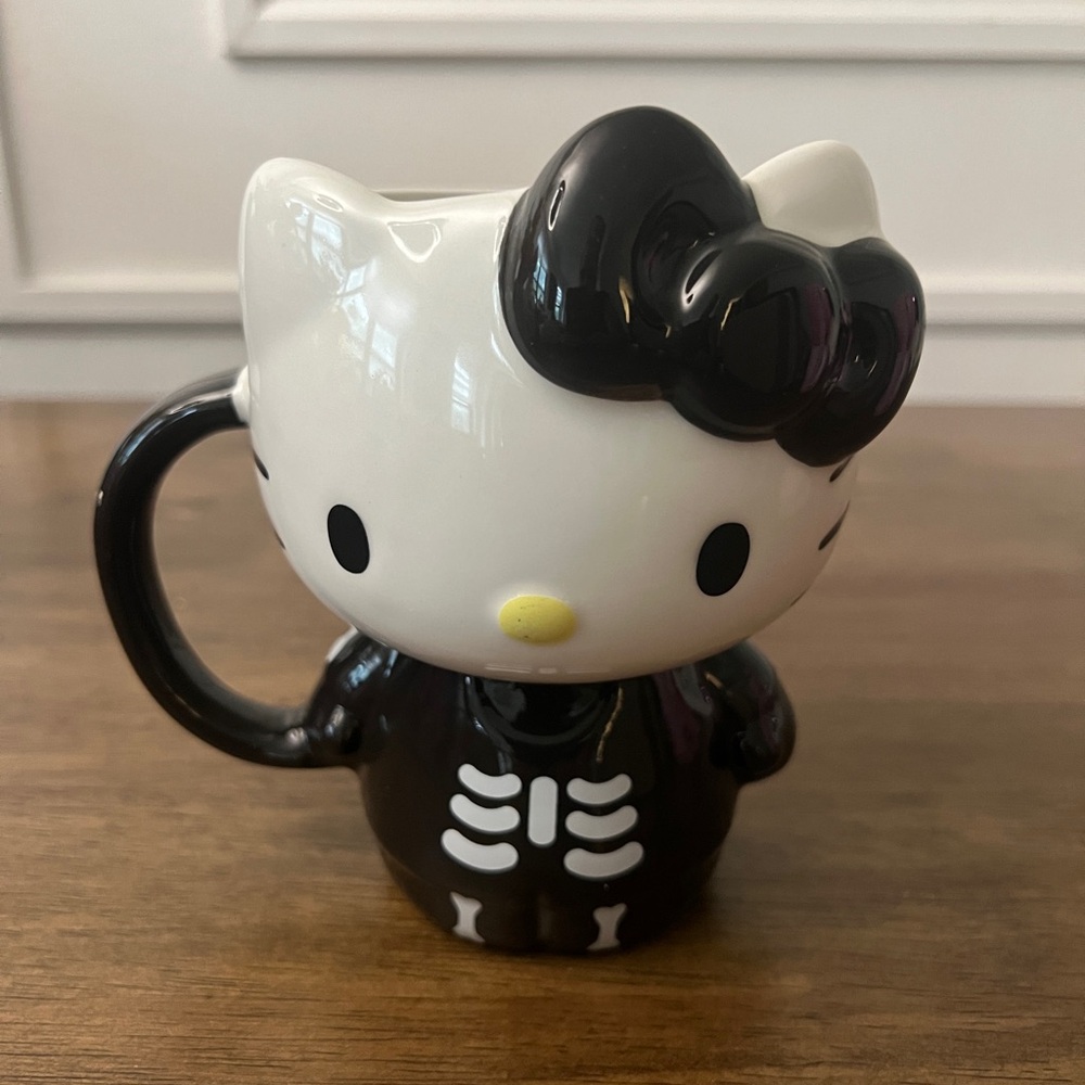 Hello Kitty Skeleton Mug